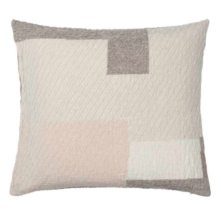 Copricuscino Patch 60x60 cm, Beige-marrone Broste Copenhagen