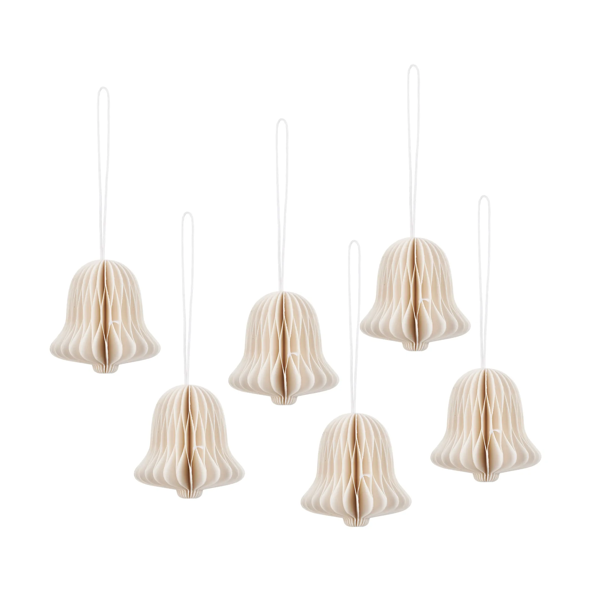 Decorativa natalizia campanella Chime, Off white Broste Copenhagen
