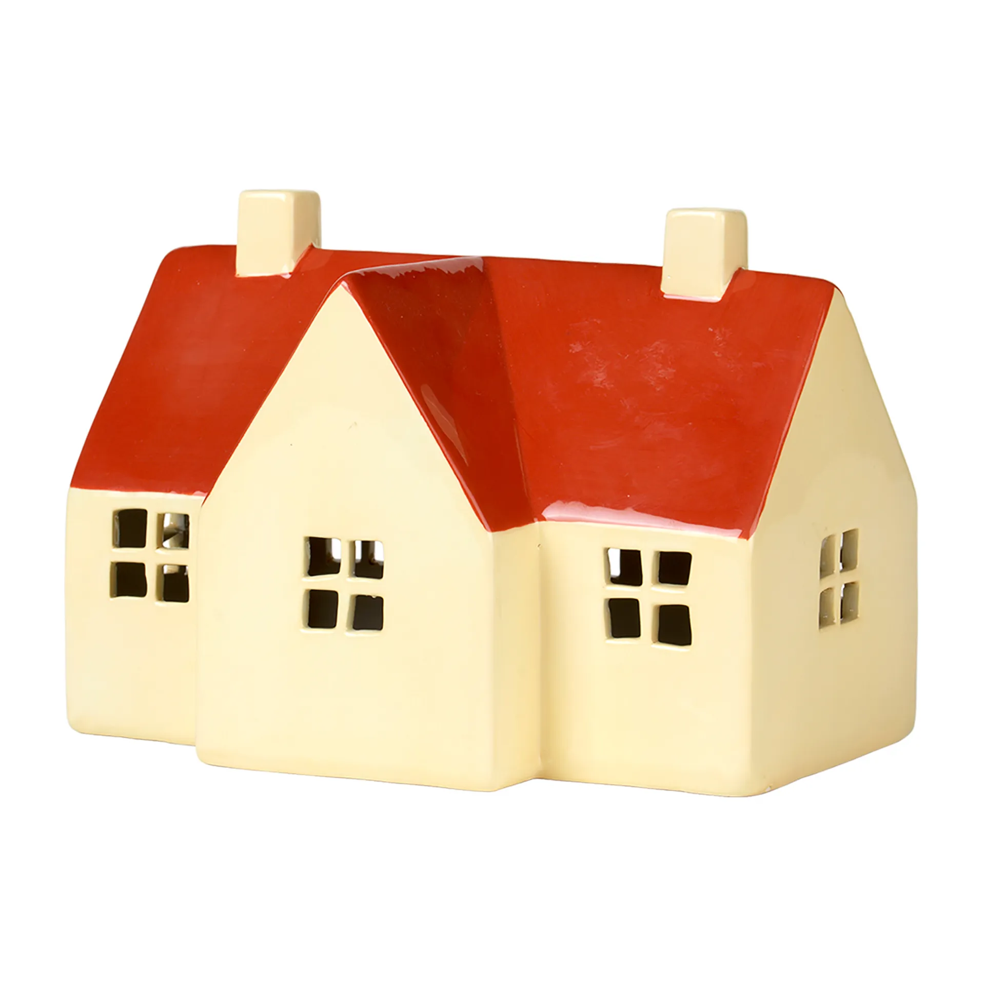 Decorazione casa Bo 13,2x18 cm, Giallo chiaro-arancio zucca Broste Copenhagen
