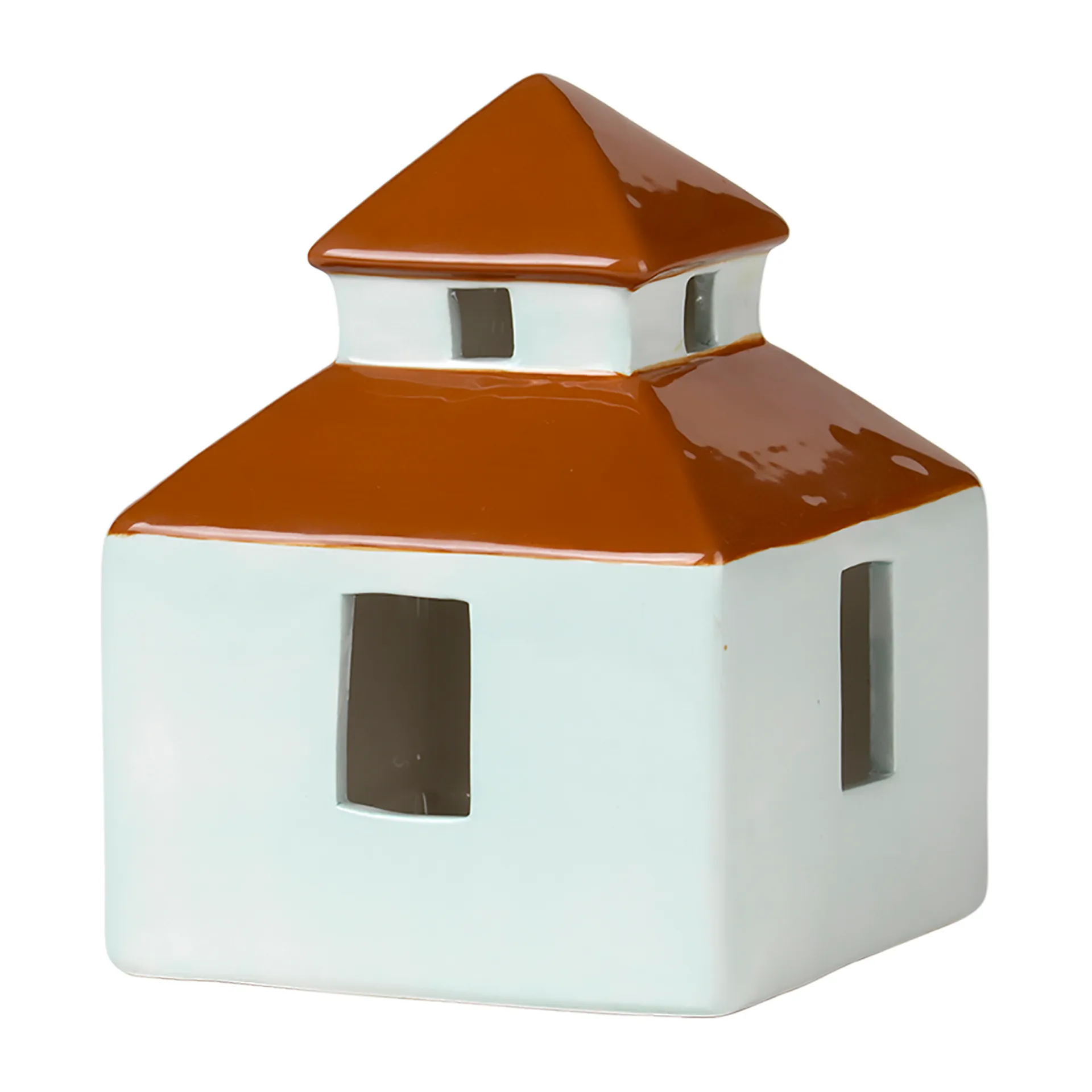 Decorazione casa Bo 13,2x18 cm, Light turquoise-caramel brown Broste Copenhagen