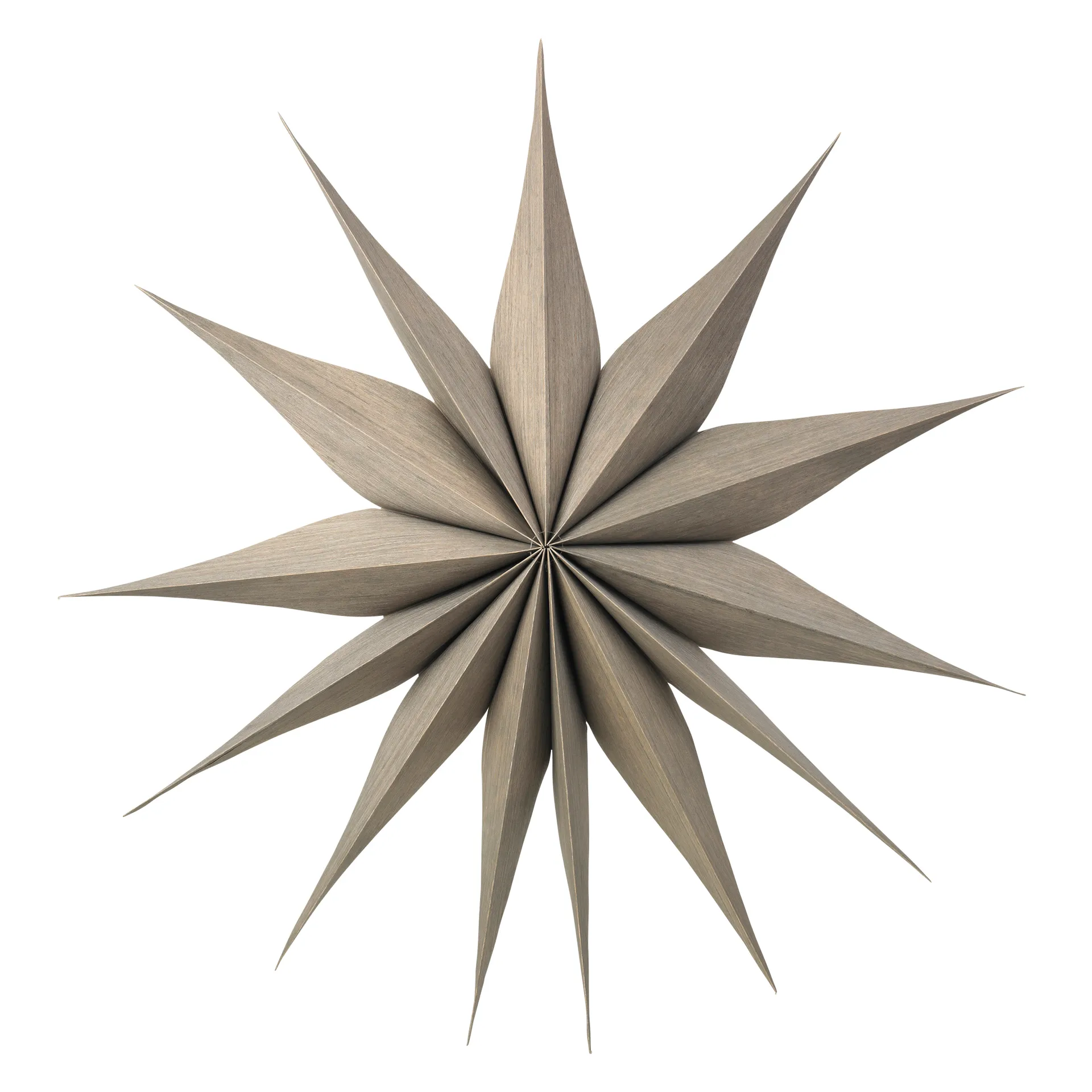 Decorazione natalizia a stella Venok Ø 70 cm, Fungi (grigio) Broste Copenhagen