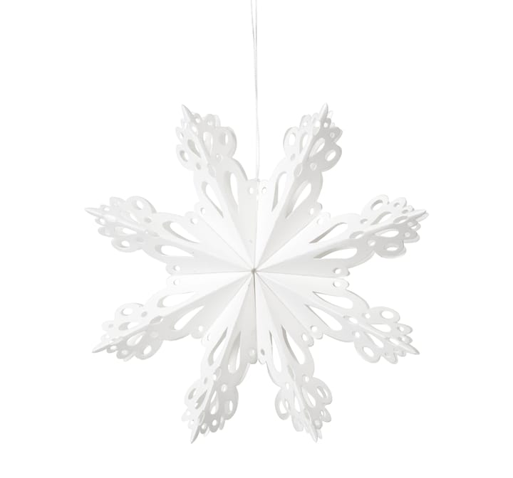 Decorazione natalizia Snowflake bianca - Ø 15 cm - Broste Copenhagen