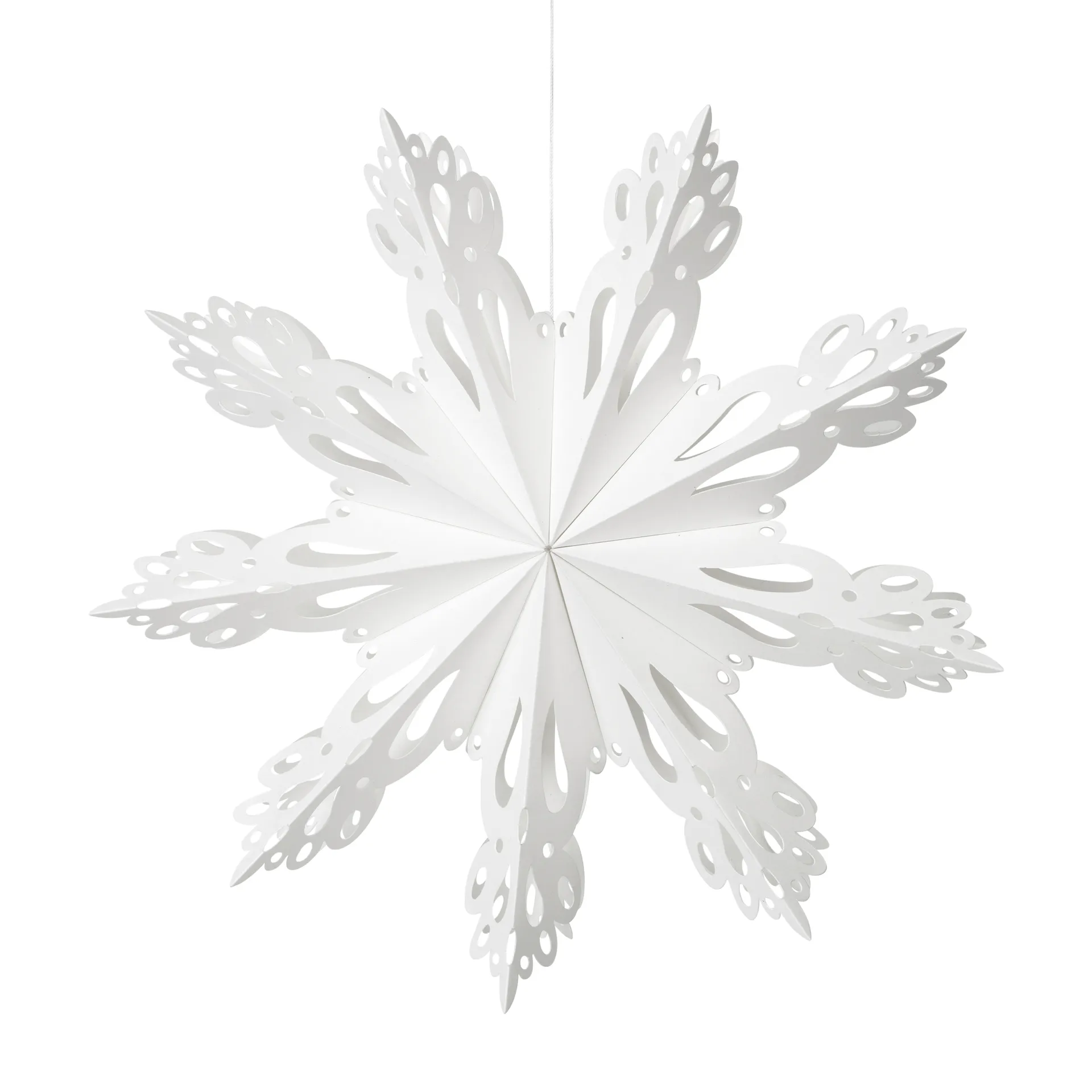 Decorazione natalizia Snowflake bianca, Ø 30 cm Broste Copenhagen