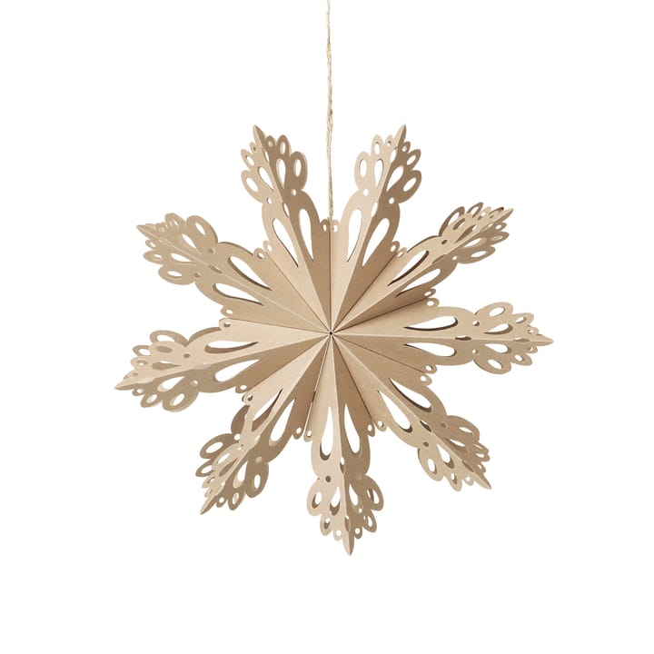 Decorazione natalizia Snowflake naturale - Ø 30 cm - Broste Copenhagen