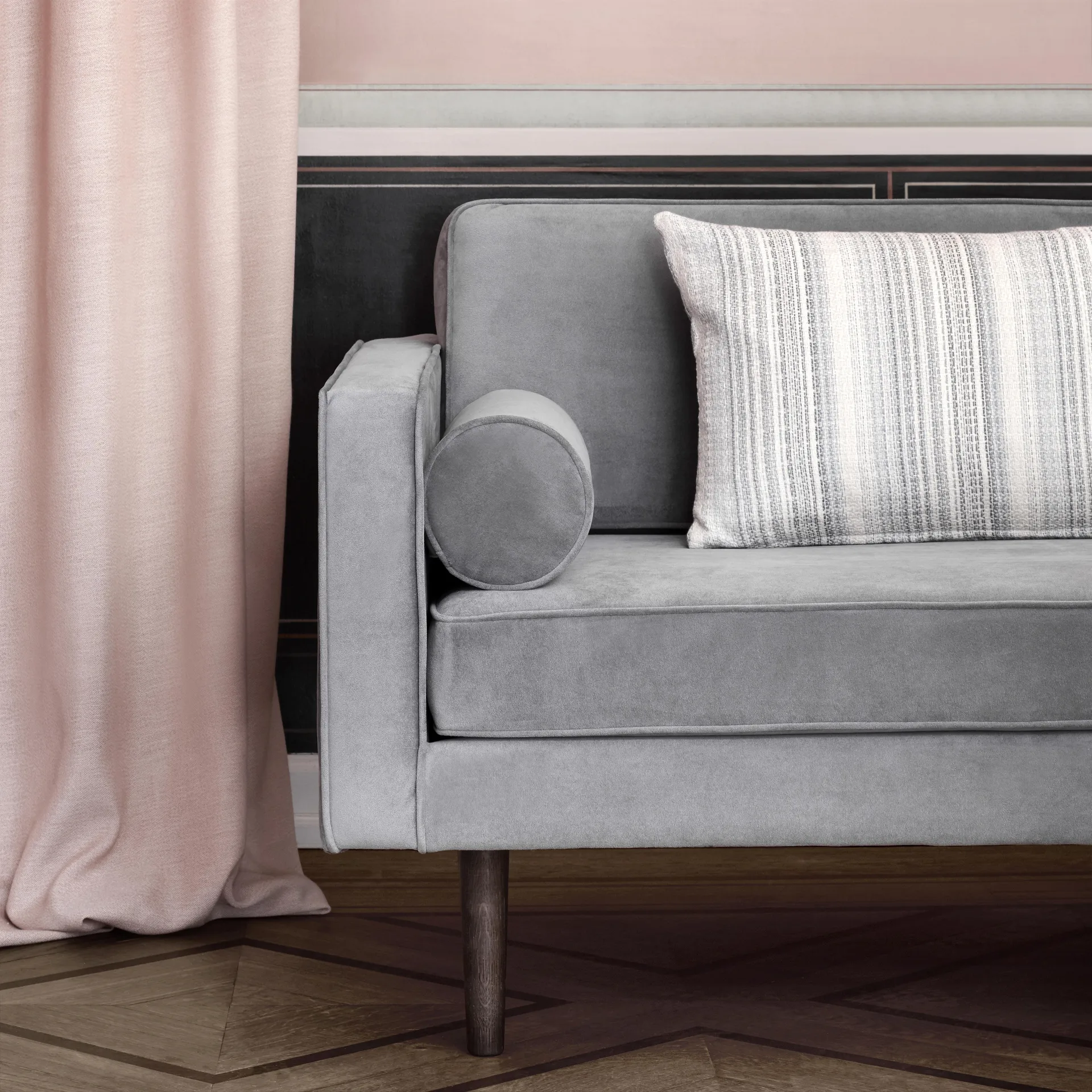 Divano a tre sedute Wind, drizzle (grigio) Broste Copenhagen