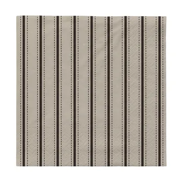Dolly tovaglioli di carta 33x33 cm confezione da 20 - Black-off white - Broste Copenhagen