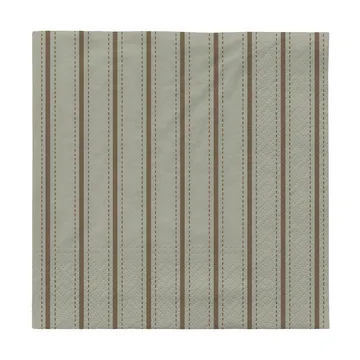 Dolly tovaglioli di carta 33x33 cm confezione da 20 - Desert sage-dark green - Broste Copenhagen
