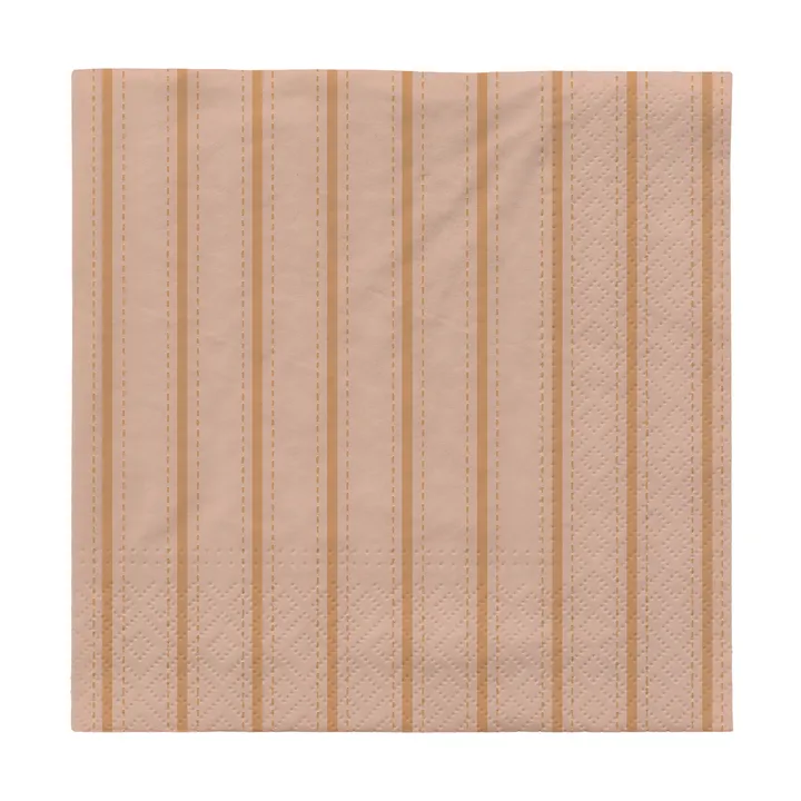 Dolly tovaglioli di carta 33x33 cm confezione da 20 - Soft pink-cinnamon sand - Broste Copenhagen
