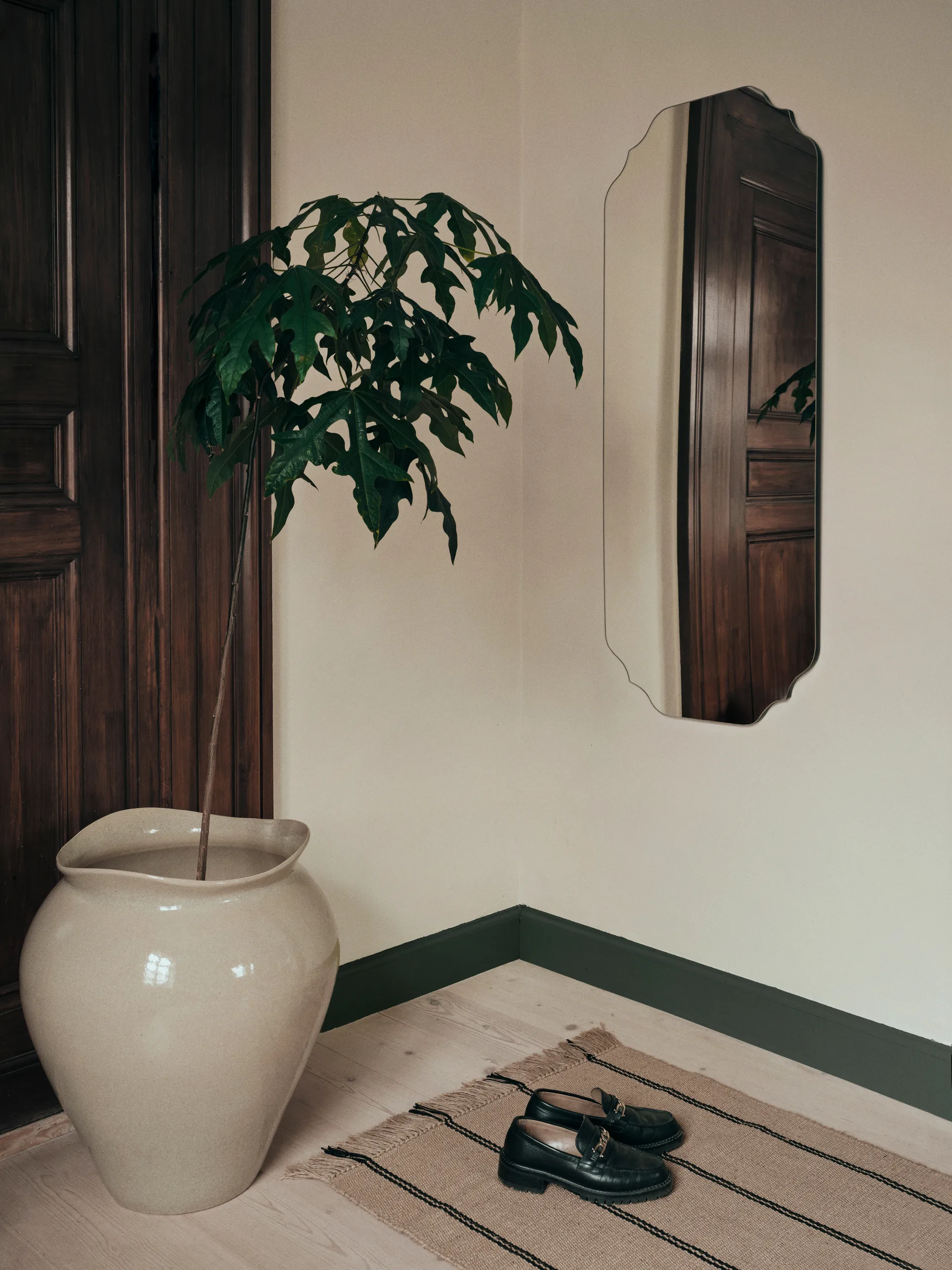 Florentina vaso da pavimento XL 57 cm, Beige Broste Copenhagen