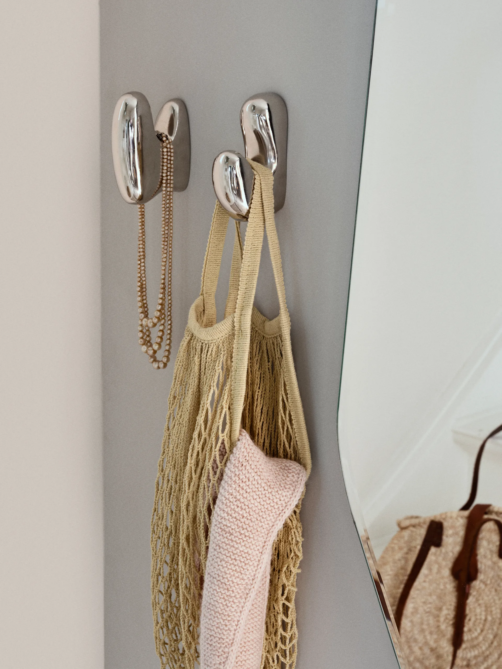 Gancio Roberta 10x7 cm, Silver finish Broste Copenhagen