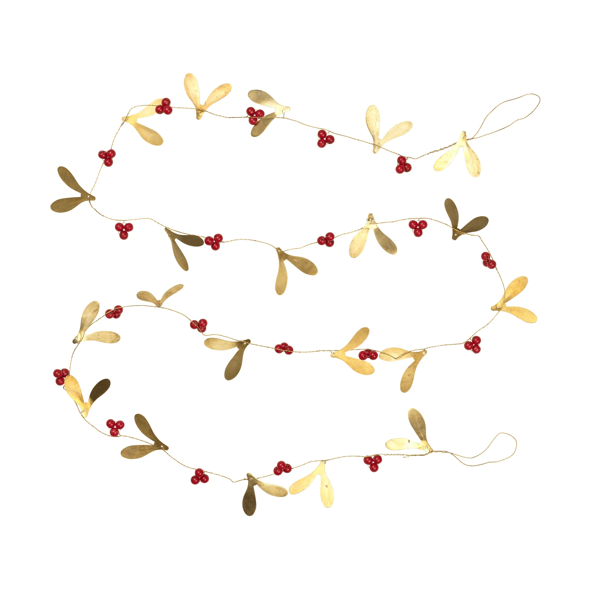 Ghirlanda Mistletoe, Deep Red Broste Copenhagen