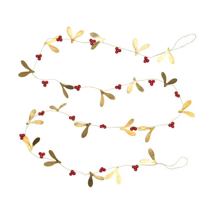 Ghirlanda Mistletoe - Deep Red - Broste Copenhagen