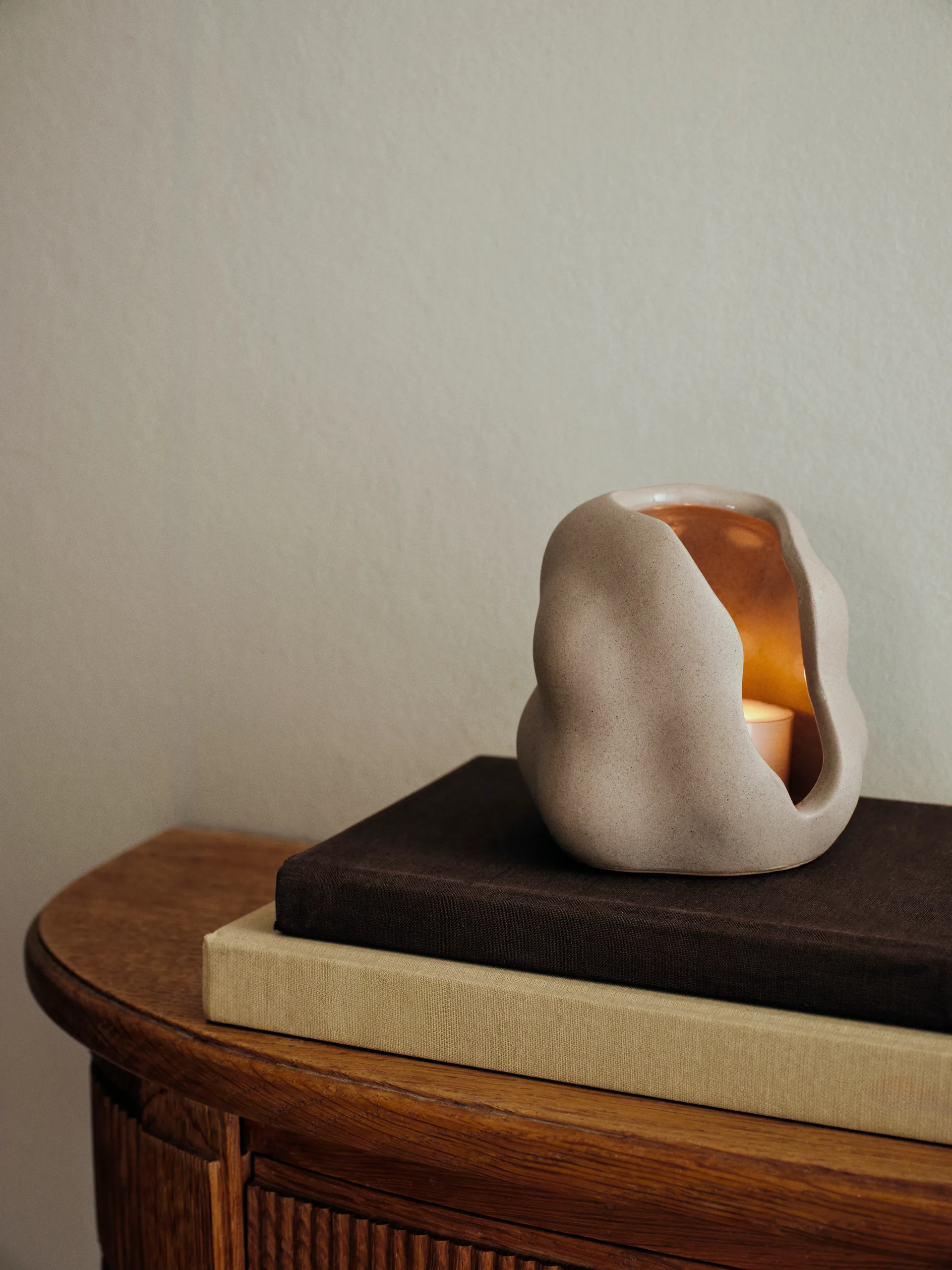 Hekla Hurricane portacandela, Grigio tortora Broste Copenhagen