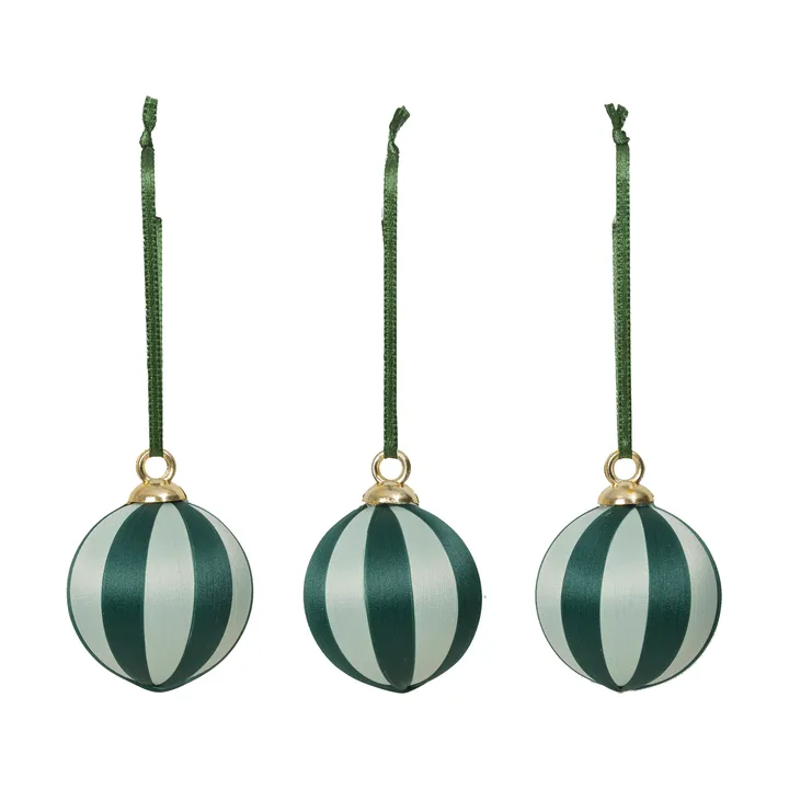Joy pallina di Natale - Deep Forest-Light Sage - Broste Copenhagen