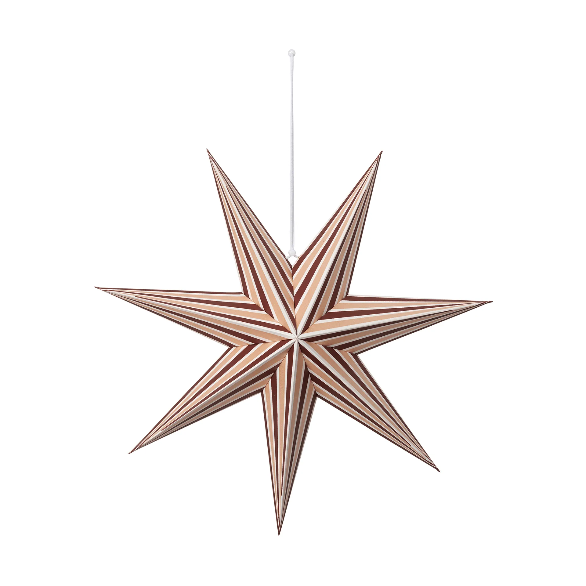 Joy stella dell’Avvento, Deep Red-Soft Pink, M Broste Copenhagen