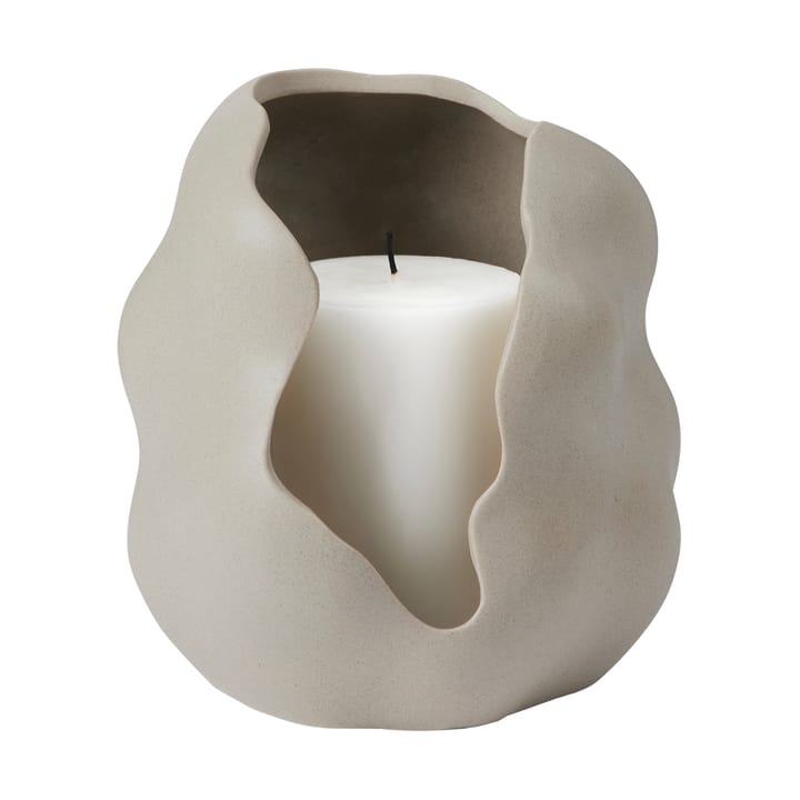 Lanterna Hekla Hurricane Ø16 cm, Dove grey Broste Copenhagen