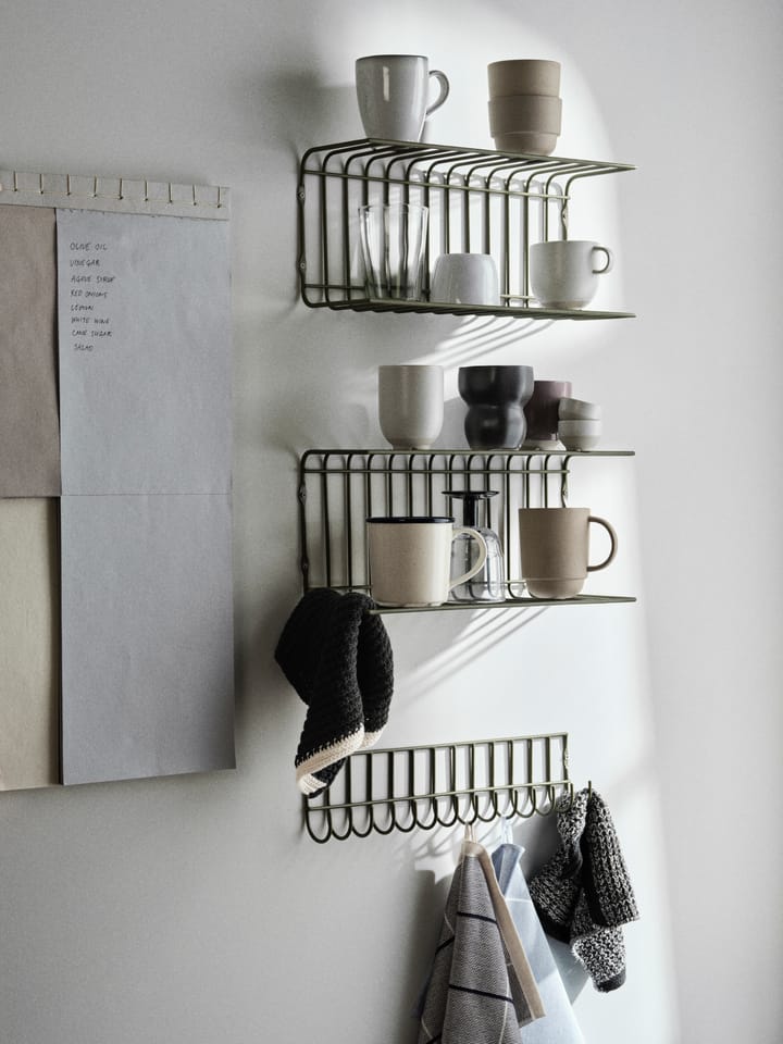 Mensola da parete Maggie 40x12,5x18 cm, Army green Broste Copenhagen