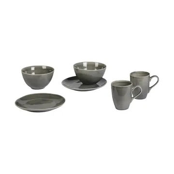 Nordic Rain set colazione per due - 6 pezzi - Broste Copenhagen