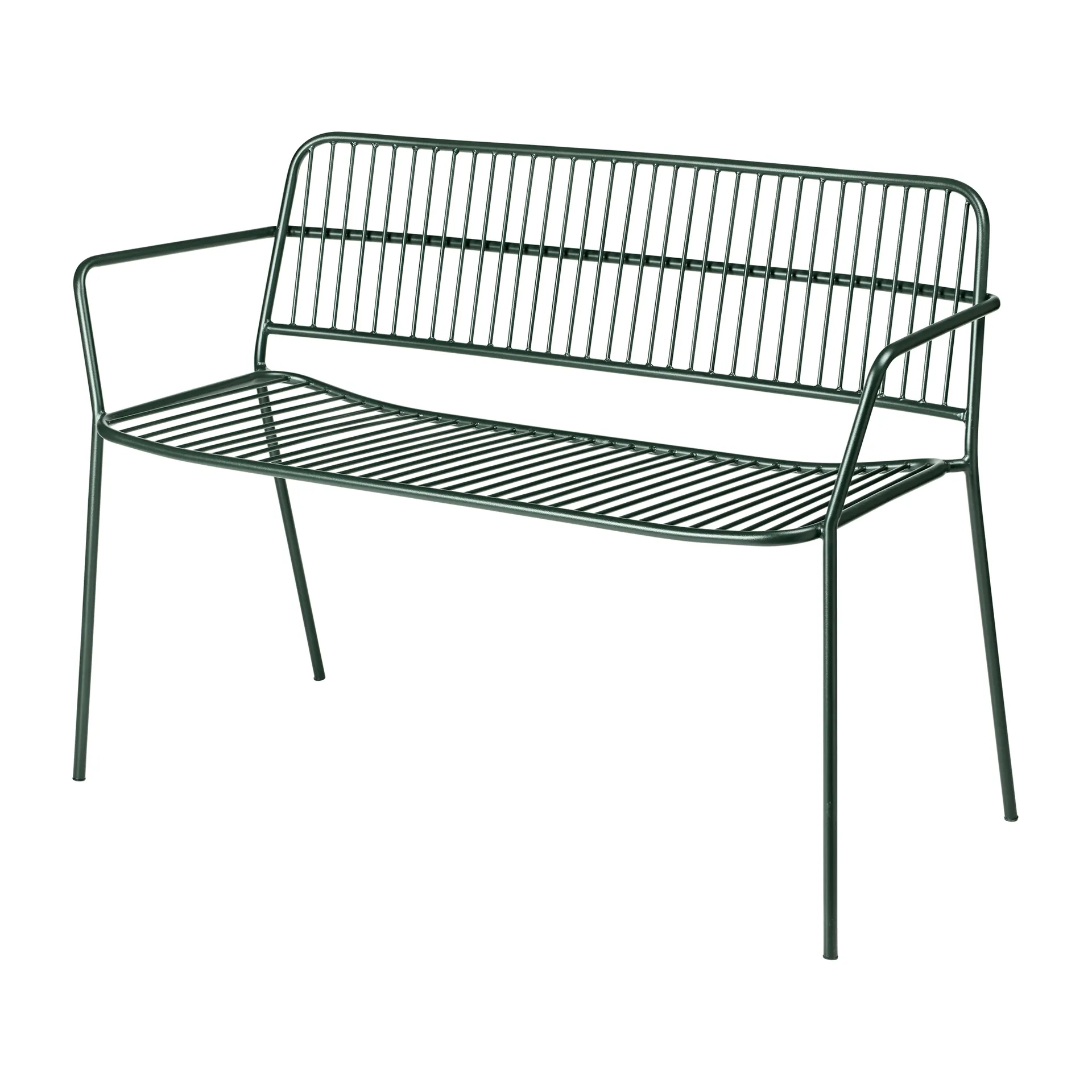 Panca Eden con bracciolo, Forest green Broste Copenhagen