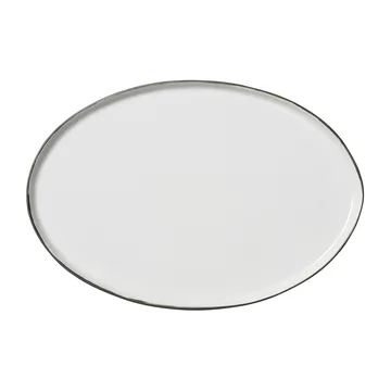 Piattino Esrum ovale 26,5x39 cm - Avorio-grigio - Broste Copenhagen