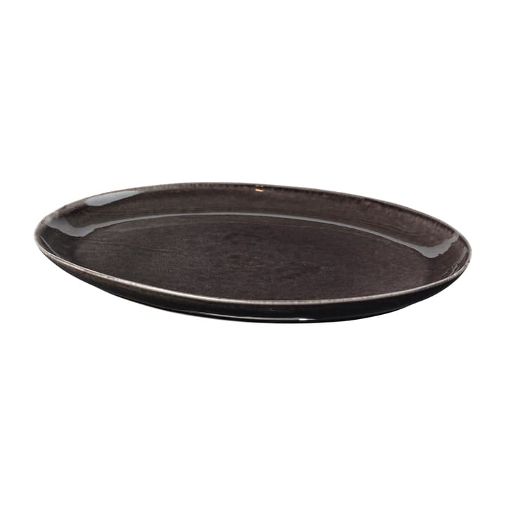 Piattino ovale Nordic Coal 26,5x36,5 cm - Charcoal - Broste Copenhagen