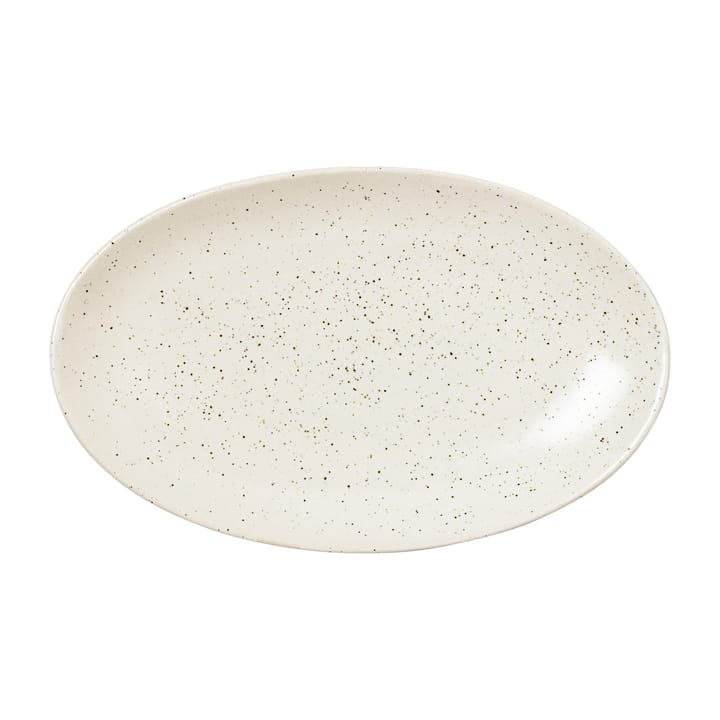 Piattino ovale Nordic Vanilla 22 cm - Cream with grains - Broste Copenhagen