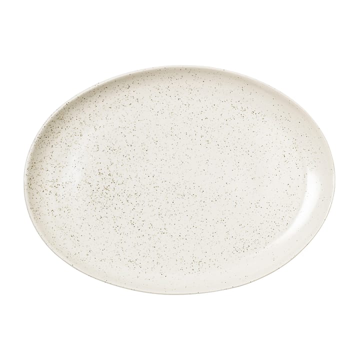 Piattino ovale Nordic Vanilla 35,5 cm - Cream with grains - Broste Copenhagen