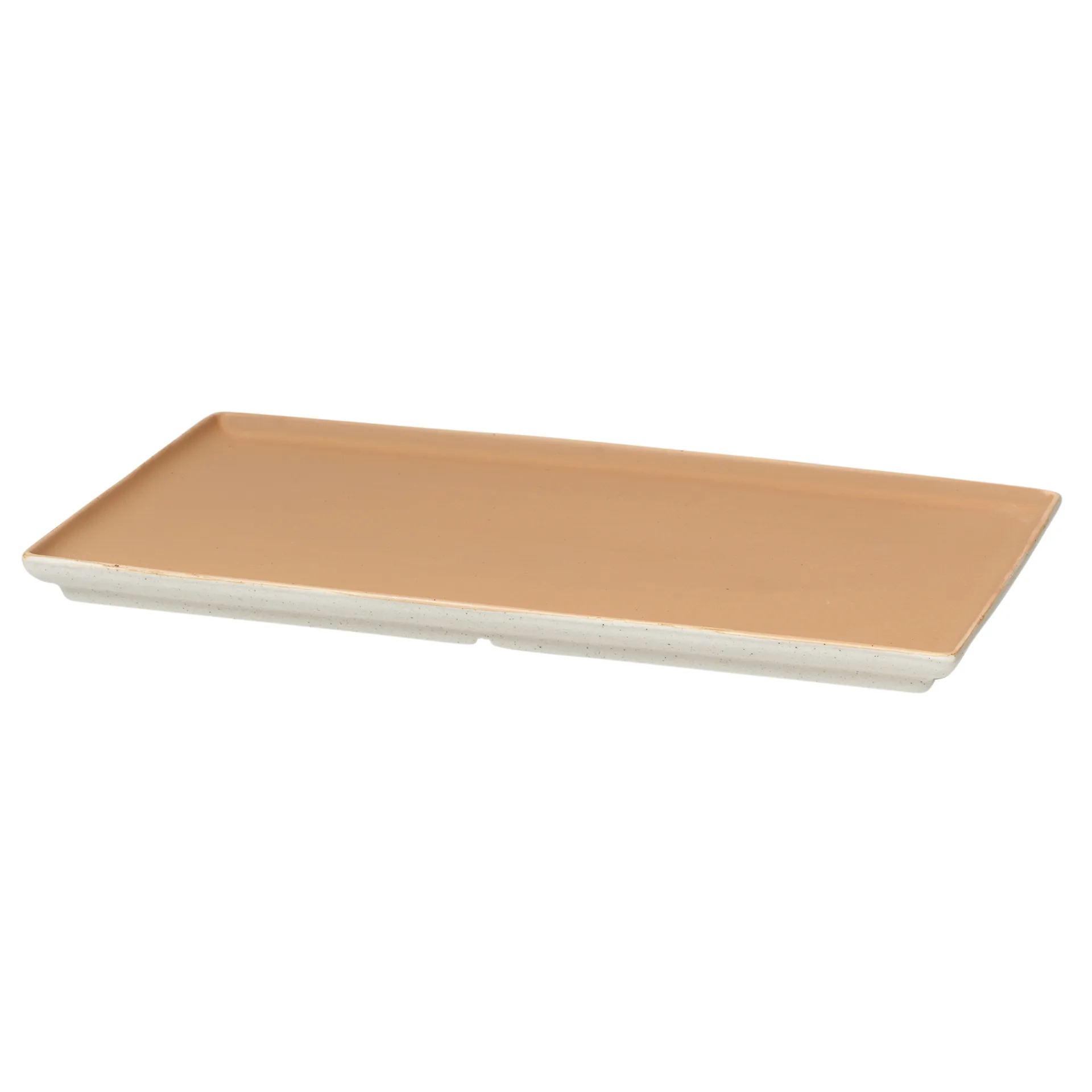 Piatto Eli 15x26 cm, matte soft light camel Broste Copenhagen