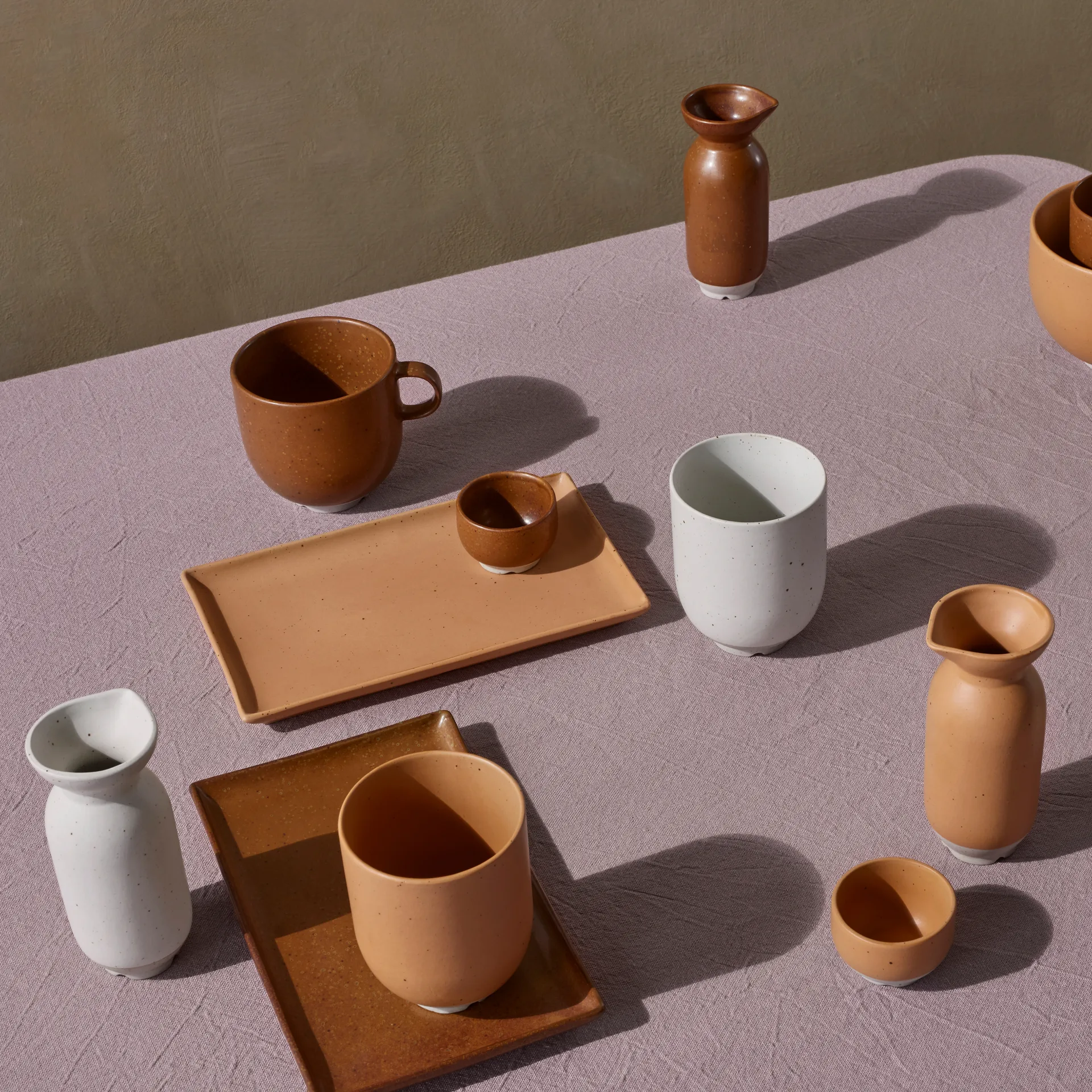 Piatto Eli 17,6x20 cm, caramel brown Broste Copenhagen