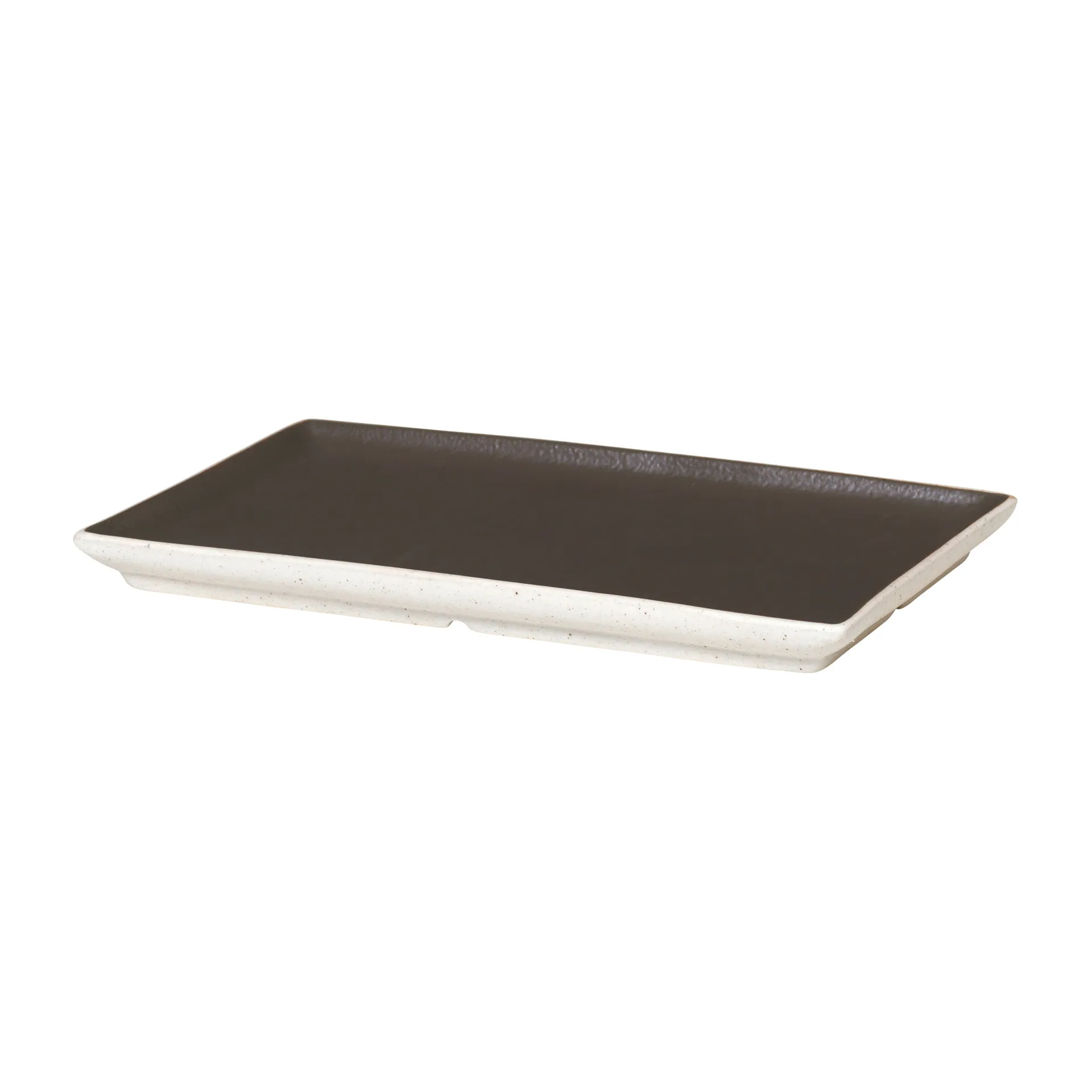 Piatto Eli 17,6x20 cm, matte charcoal Broste Copenhagen