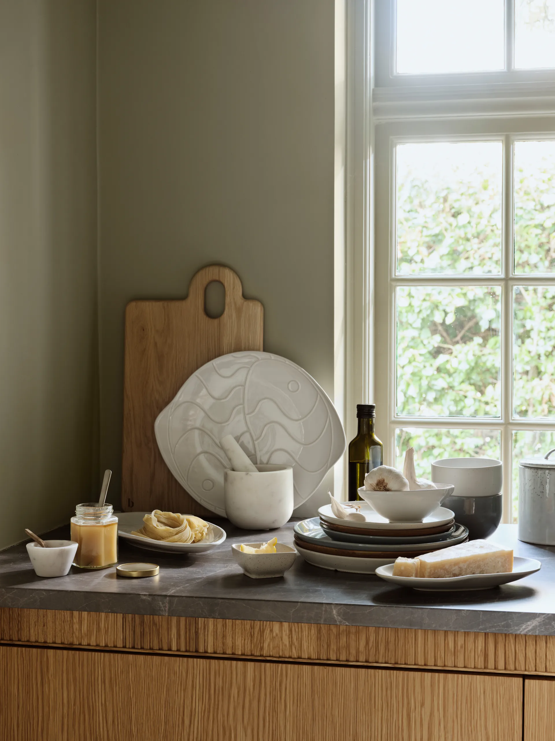 Piatto Eli, Ø 28x36 cm, Caramel brown Broste Copenhagen