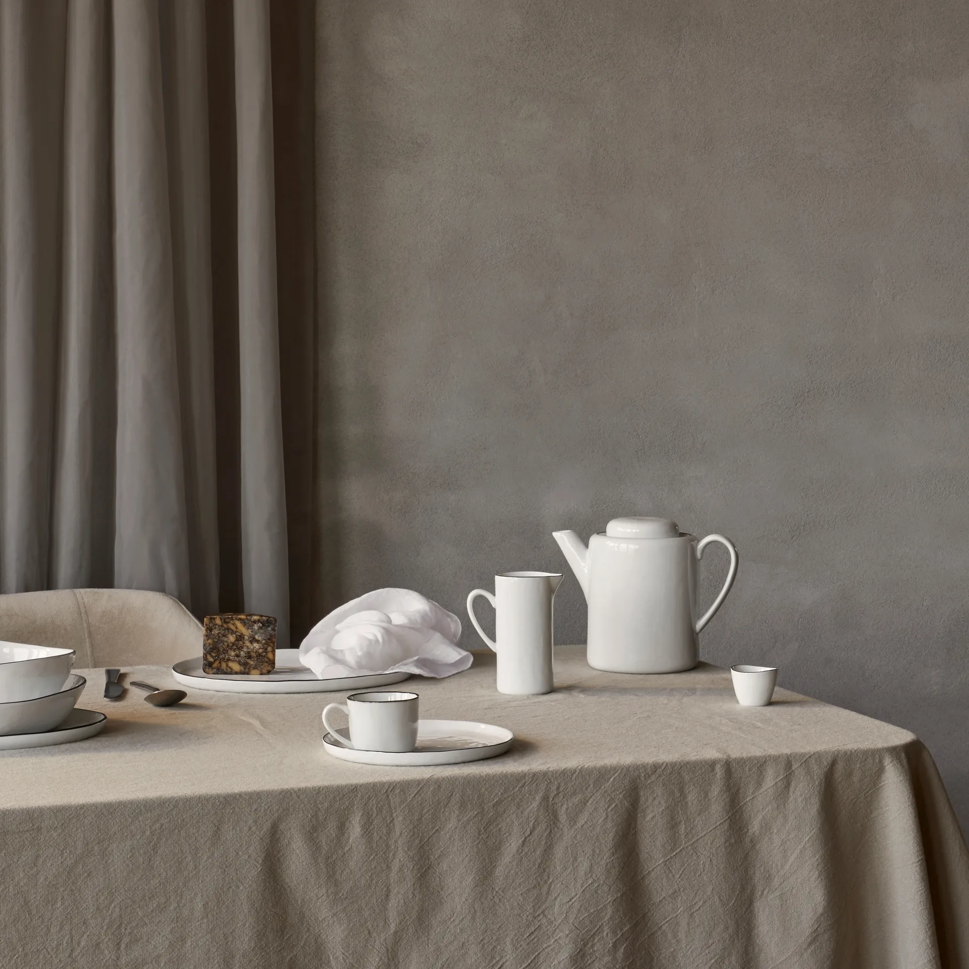 Piatto ovale Salt, 20x30 cm Broste Copenhagen