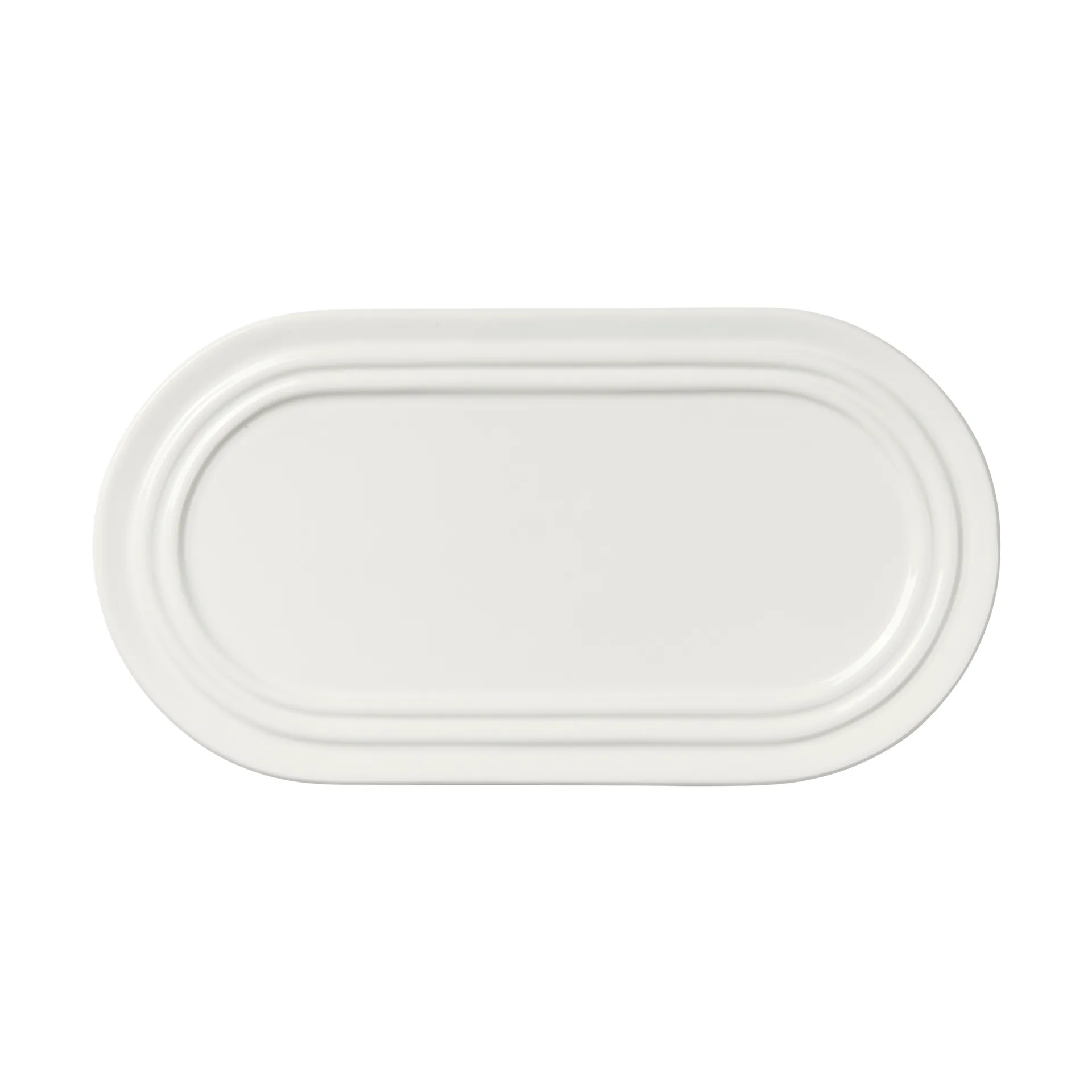 Piatto ovale Stevns 27,5 cm, Chalk white Broste Copenhagen