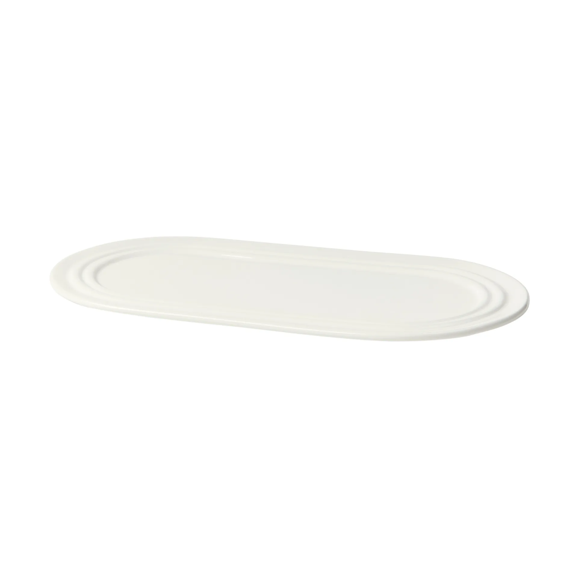 Piatto ovale Stevns 27,5 cm, Chalk white Broste Copenhagen