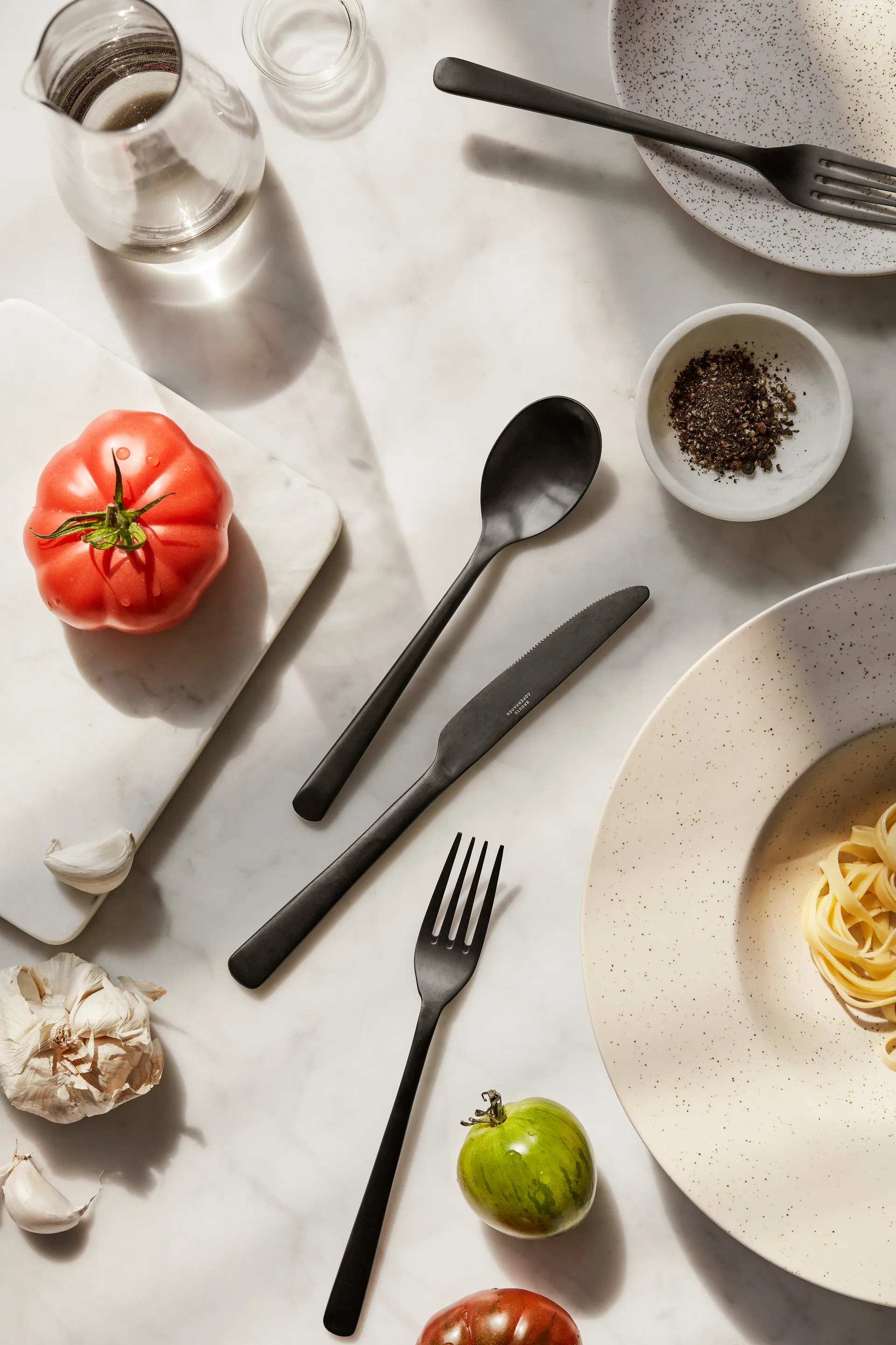 Piatto per pasta Nordic Vanilla Ø 29 cm, Crema Broste Copenhagen