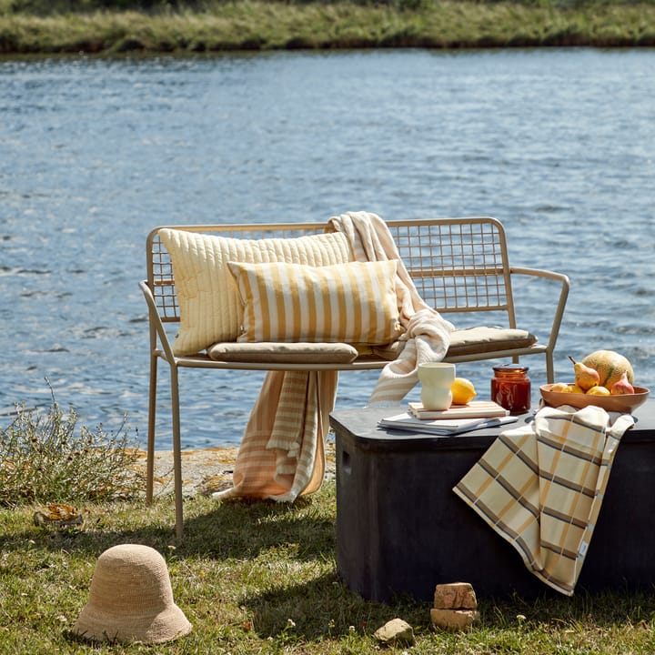 Plaid in cotone Frankie 130x180 cm - taos taupe beige - Broste Copenhagen