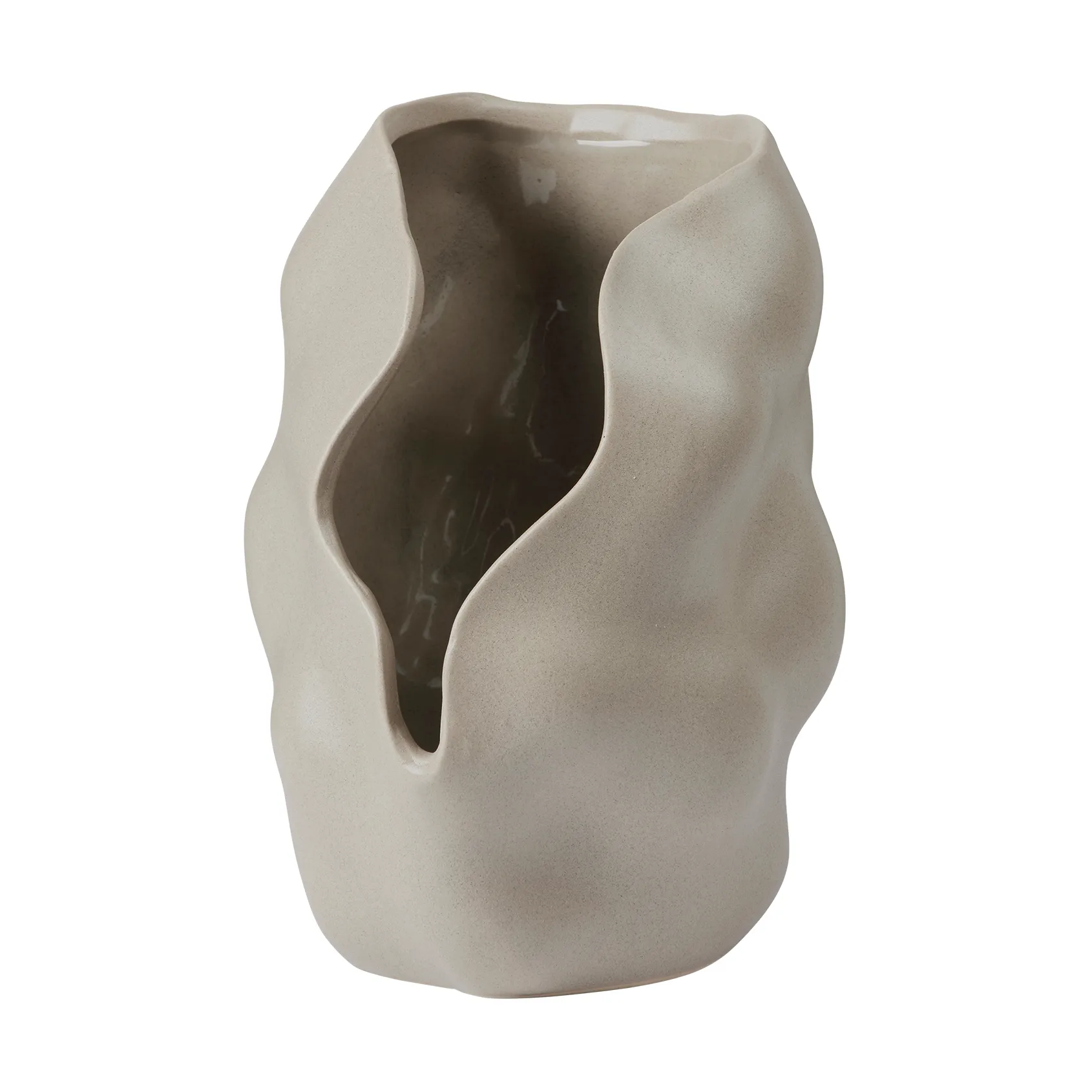 Portacandele Hekla Hurricane Ø18,6 cm, Dove grey Broste Copenhagen