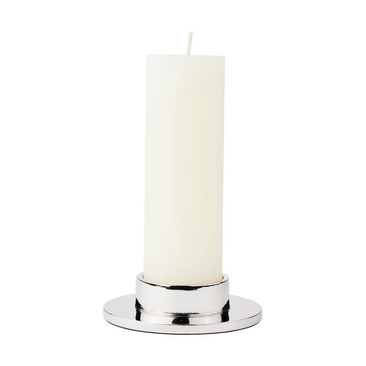 Portacandele Maro per candele a cero, Silver Finish, 4 cm Broste Copenhagen