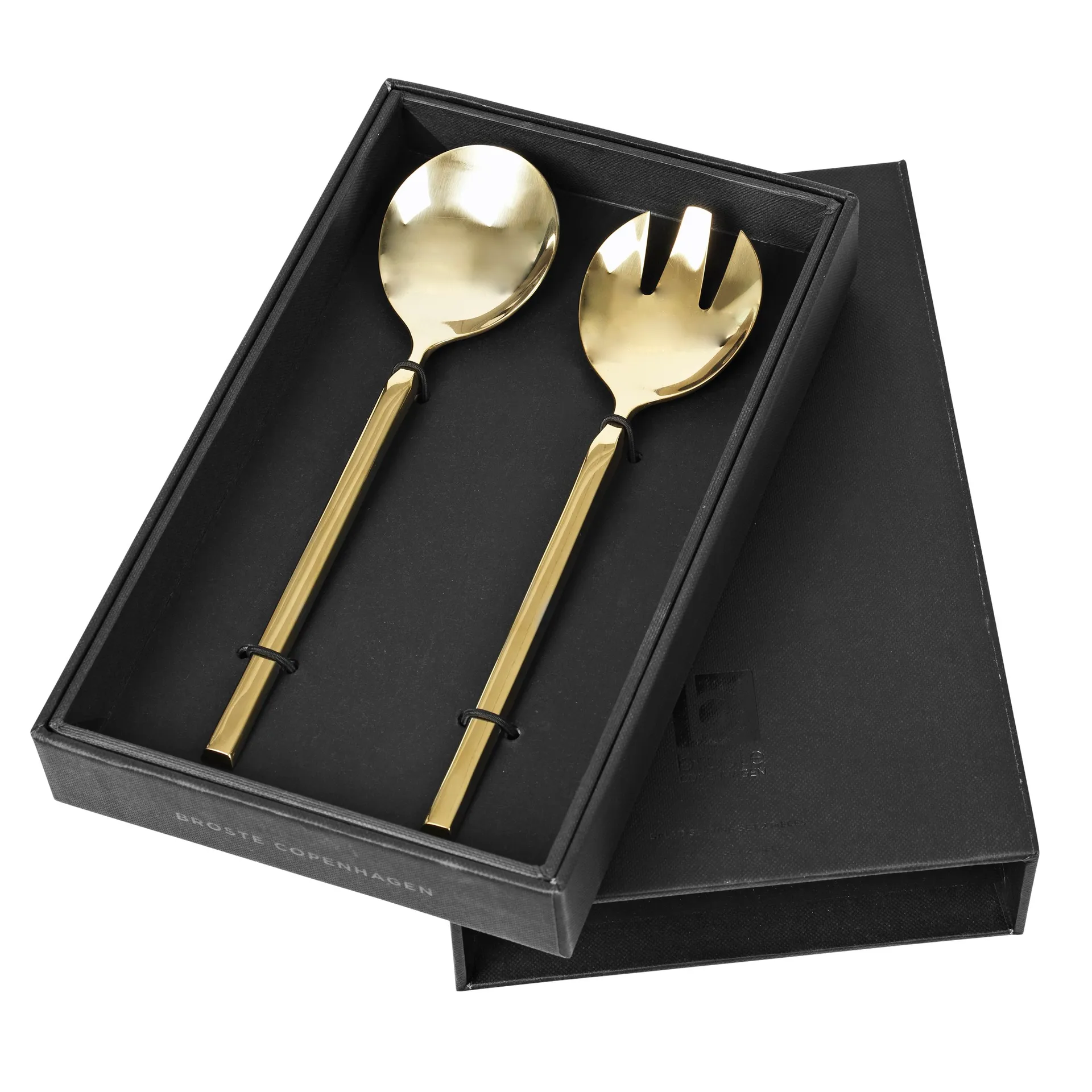 Posate per insalata Tvis confezione da 2, oro Broste Copenhagen