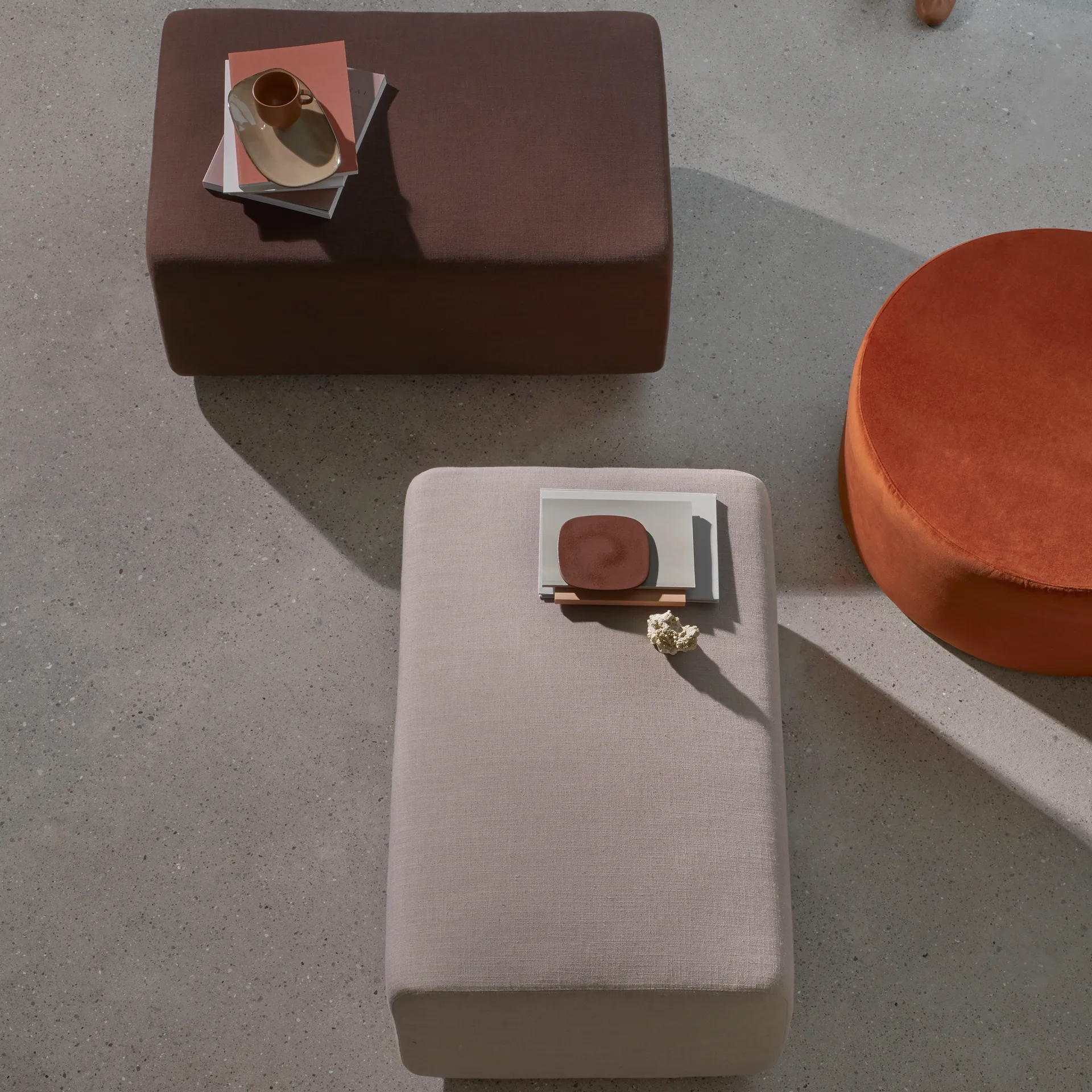 Pouf modulare Lagoon , Latte Broste Copenhagen