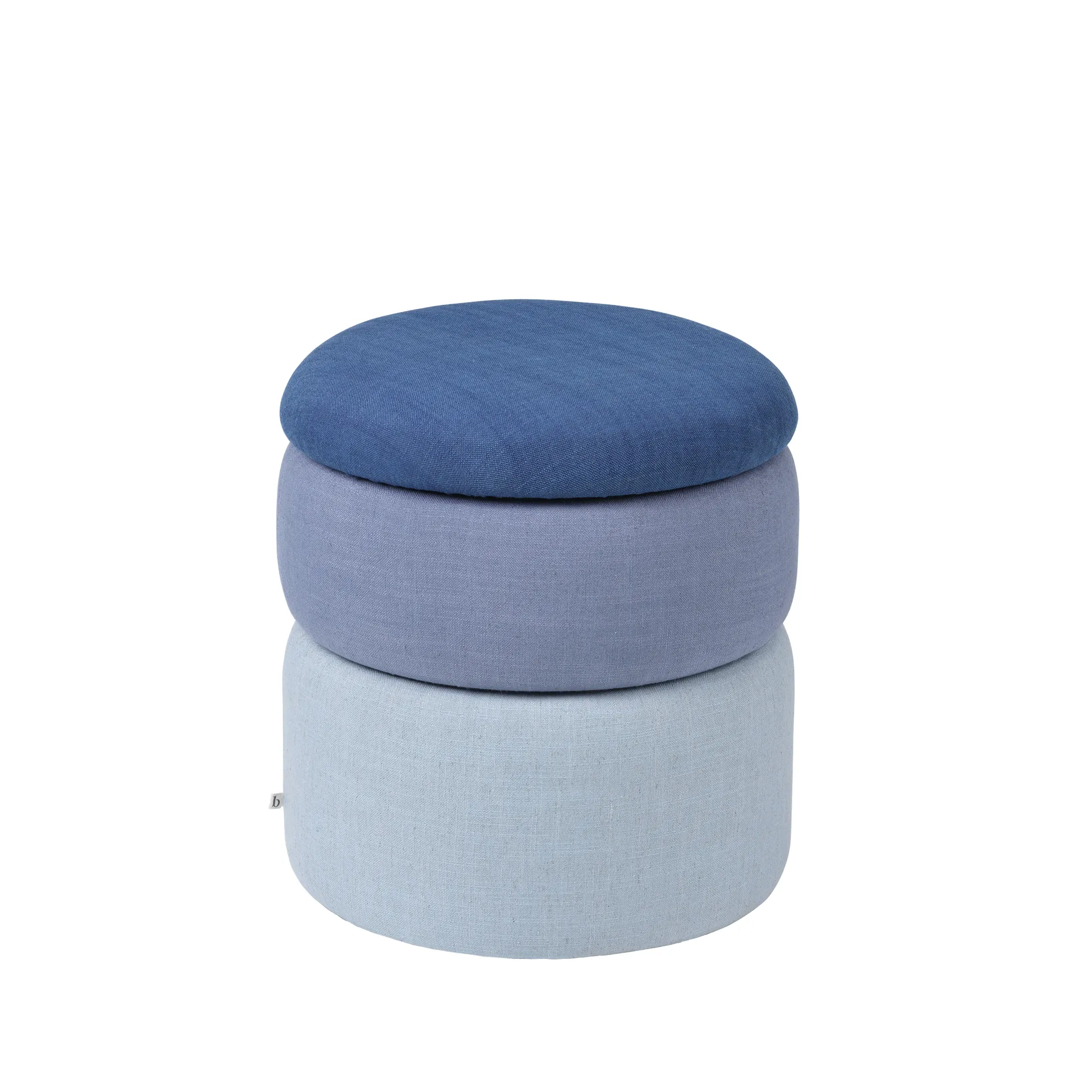 Pouf Pond 42 cm, Blue shades Broste Copenhagen
