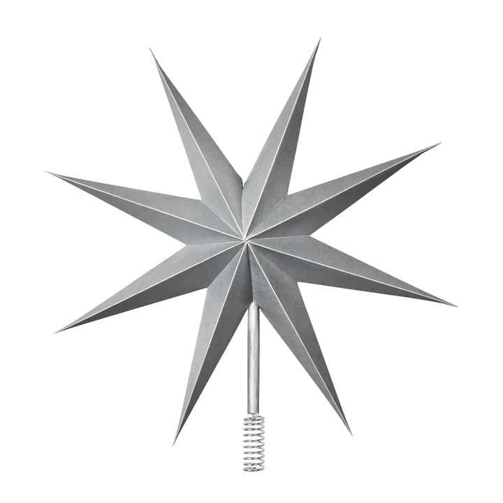 Puntale a stella Ø 30 cm - Argento - Broste Copenhagen