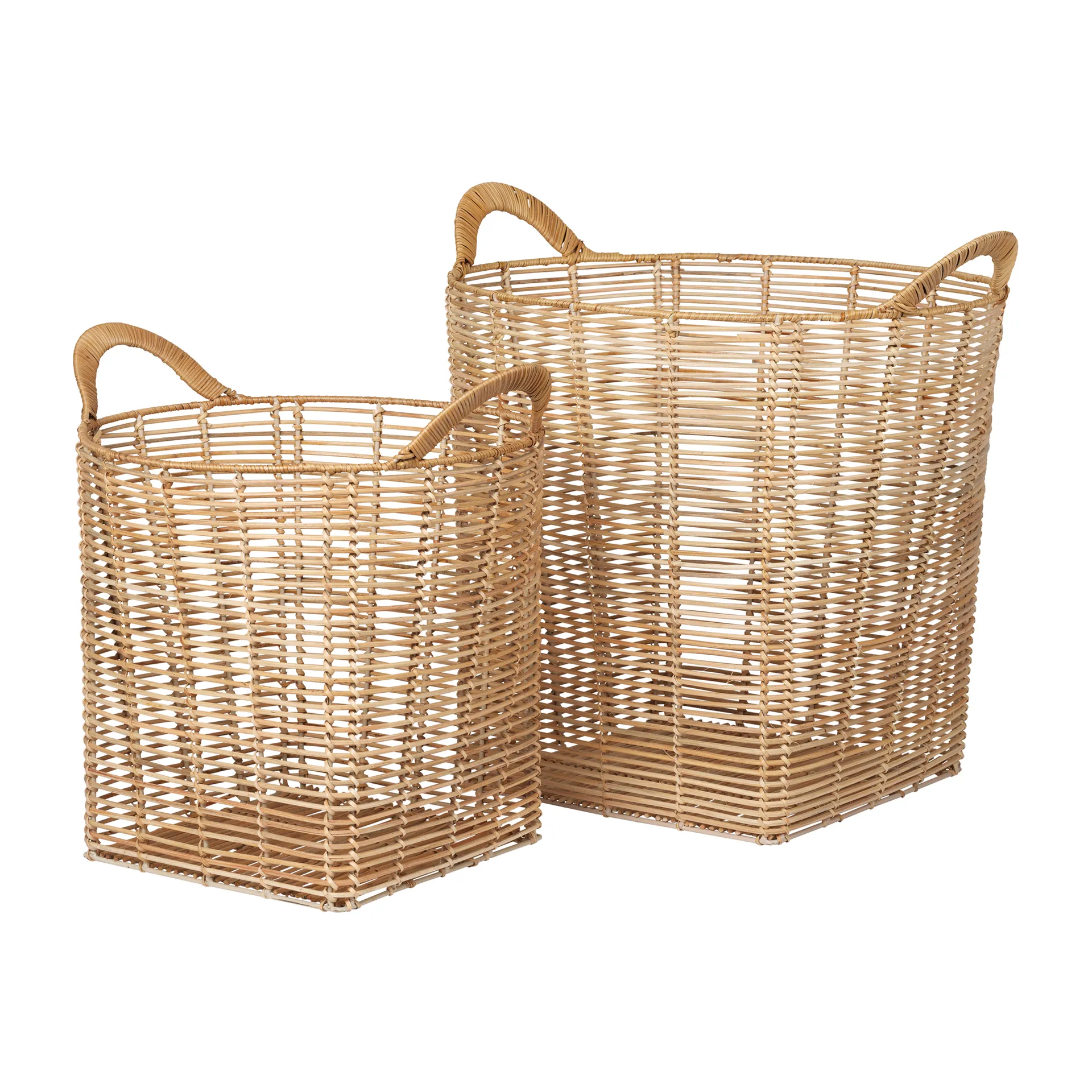 Scatola rotonda Safi 2 pezzi, Naturale Broste Copenhagen