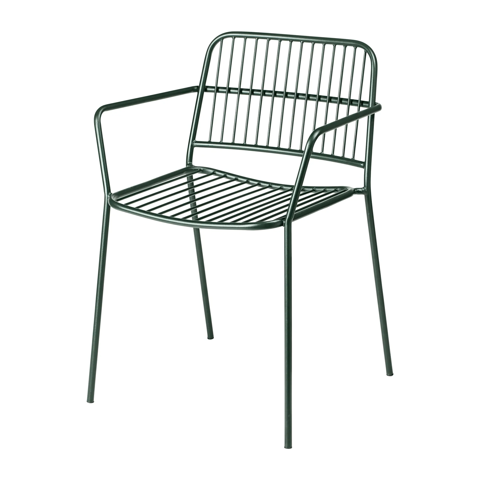 Sedia con braccioli Eden, Forest green Broste Copenhagen