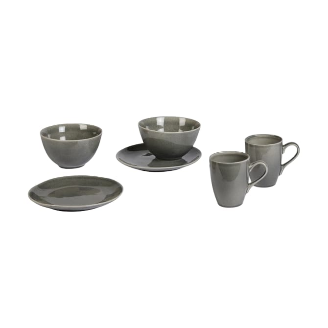 Servizio da colazione Nordic Rain per due - 6 pezzi - Broste Copenhagen