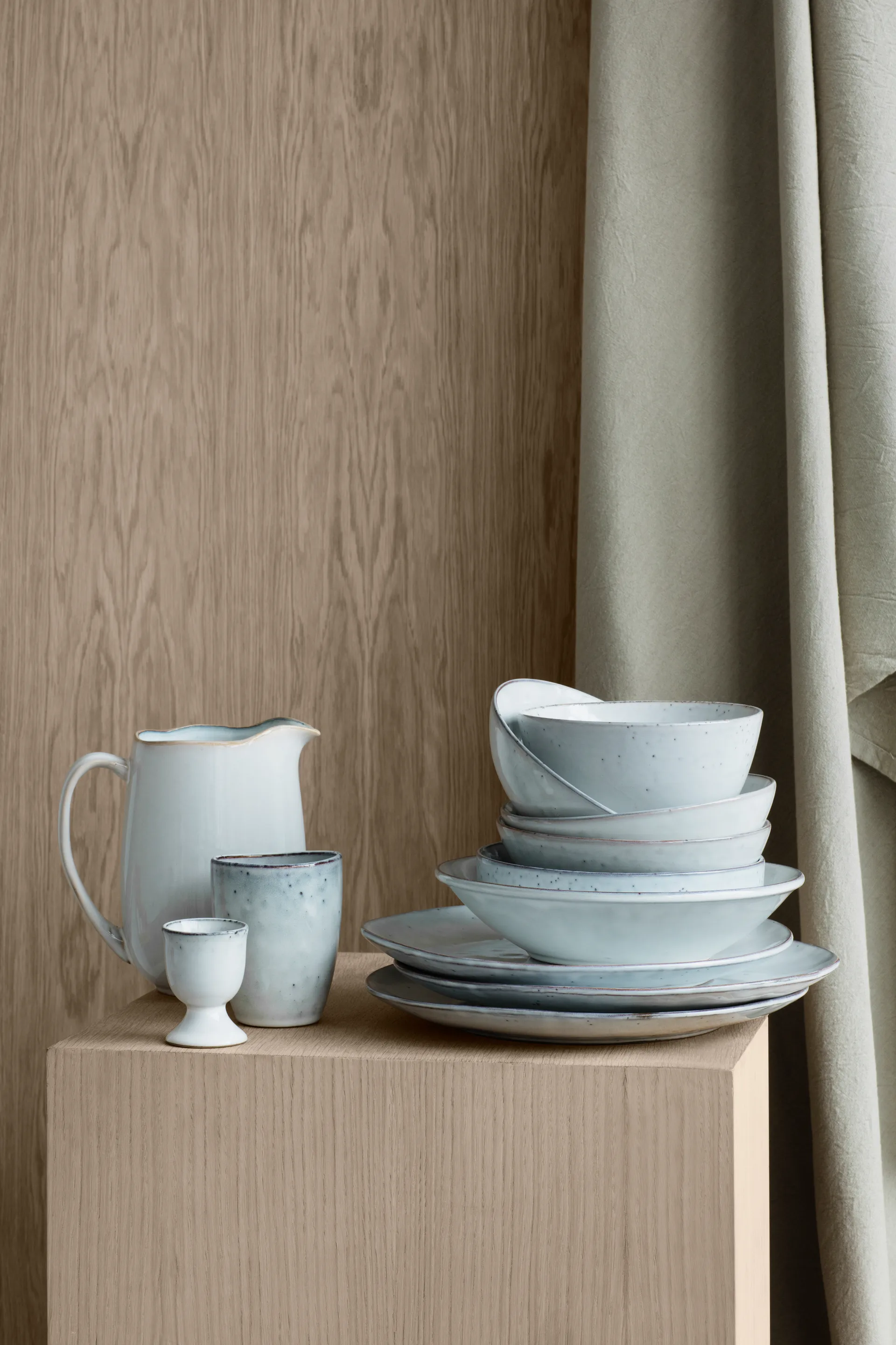 Servizio Nordic Sand, 12 pezzi Broste Copenhagen