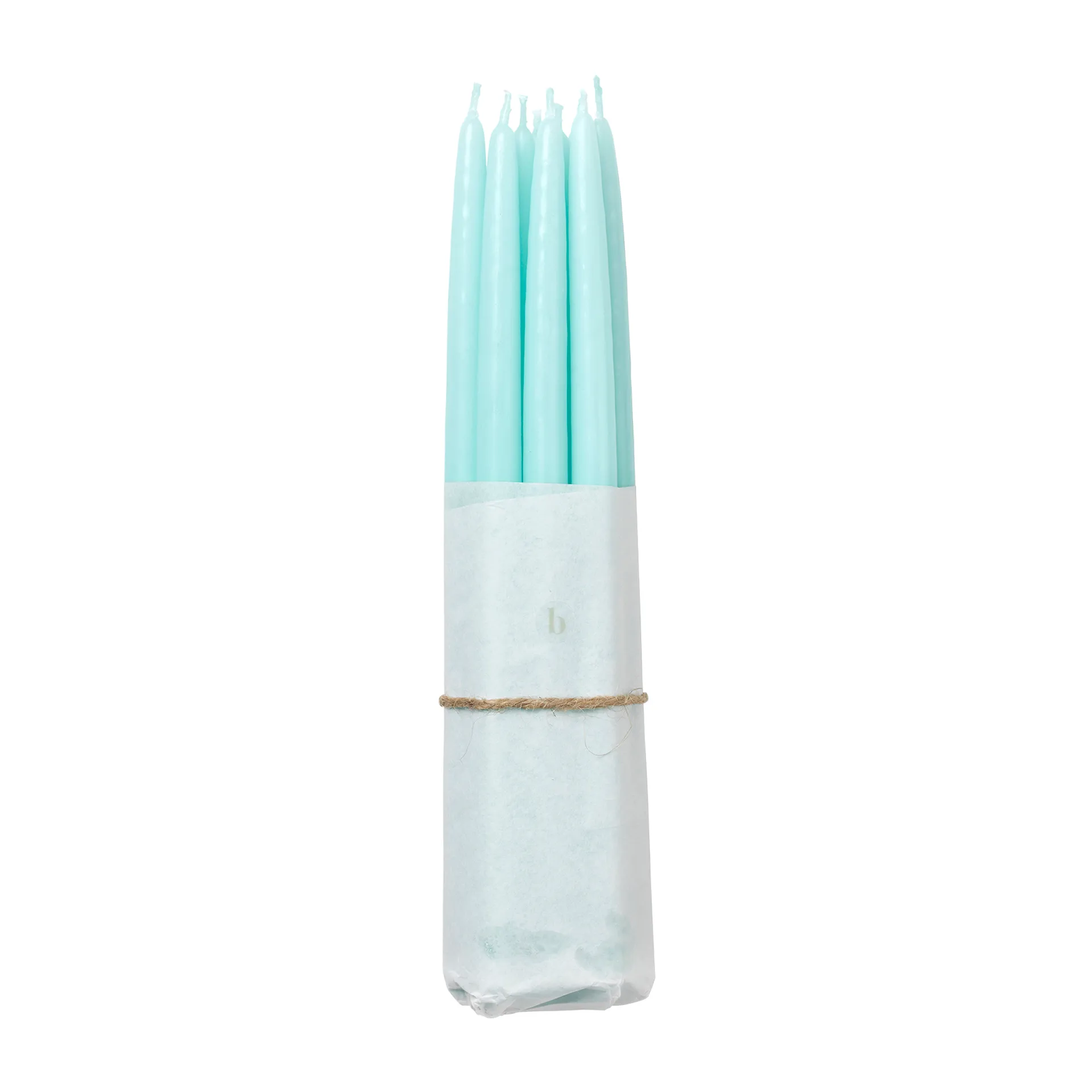 Set da 10 candele antiche Broste Copenhagen, Mint green Broste Copenhagen