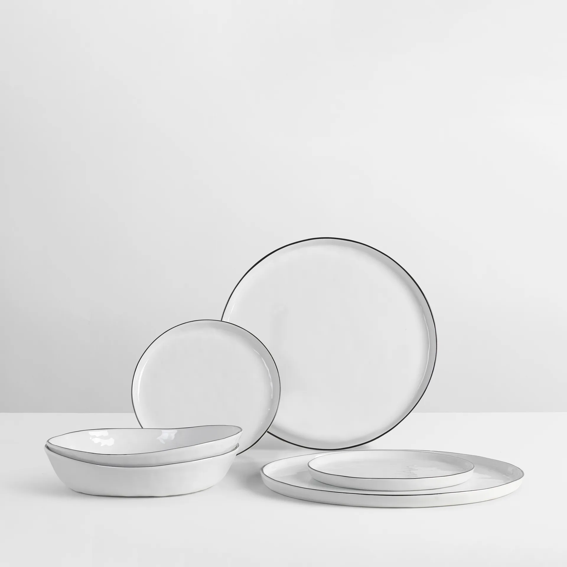 Set da cena per due Nordic Salt, 6 pezzi Broste Copenhagen