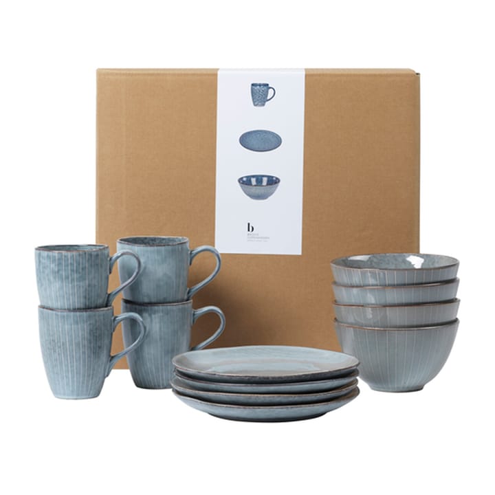 Set da colazione Nordic Sea - 12 pezzi - Broste Copenhagen