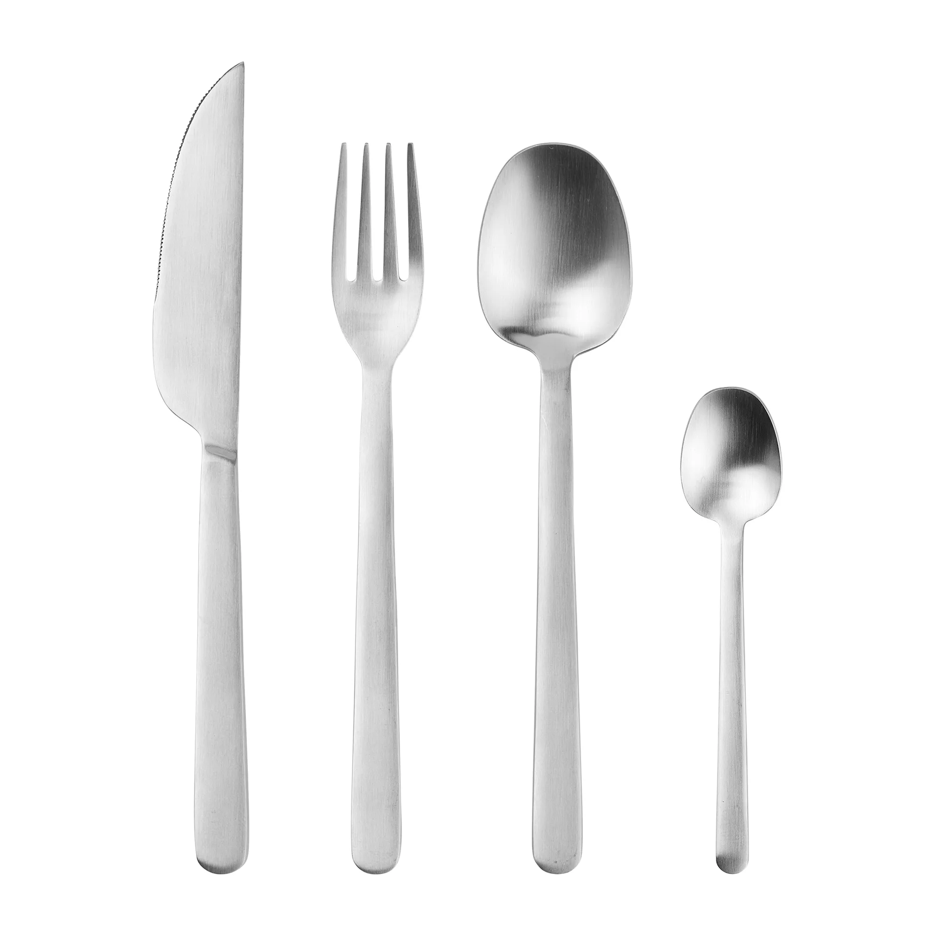 Set di posate Nordic Bistro, 16 pezzi, Satinate opache Broste Copenhagen